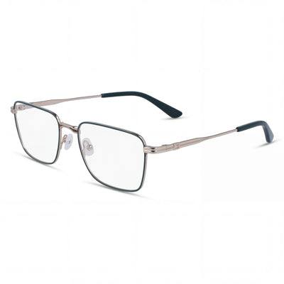 Calvin Klein Ck23104 Khaki Rectangle Unisex Eyeglasses, Metal frame