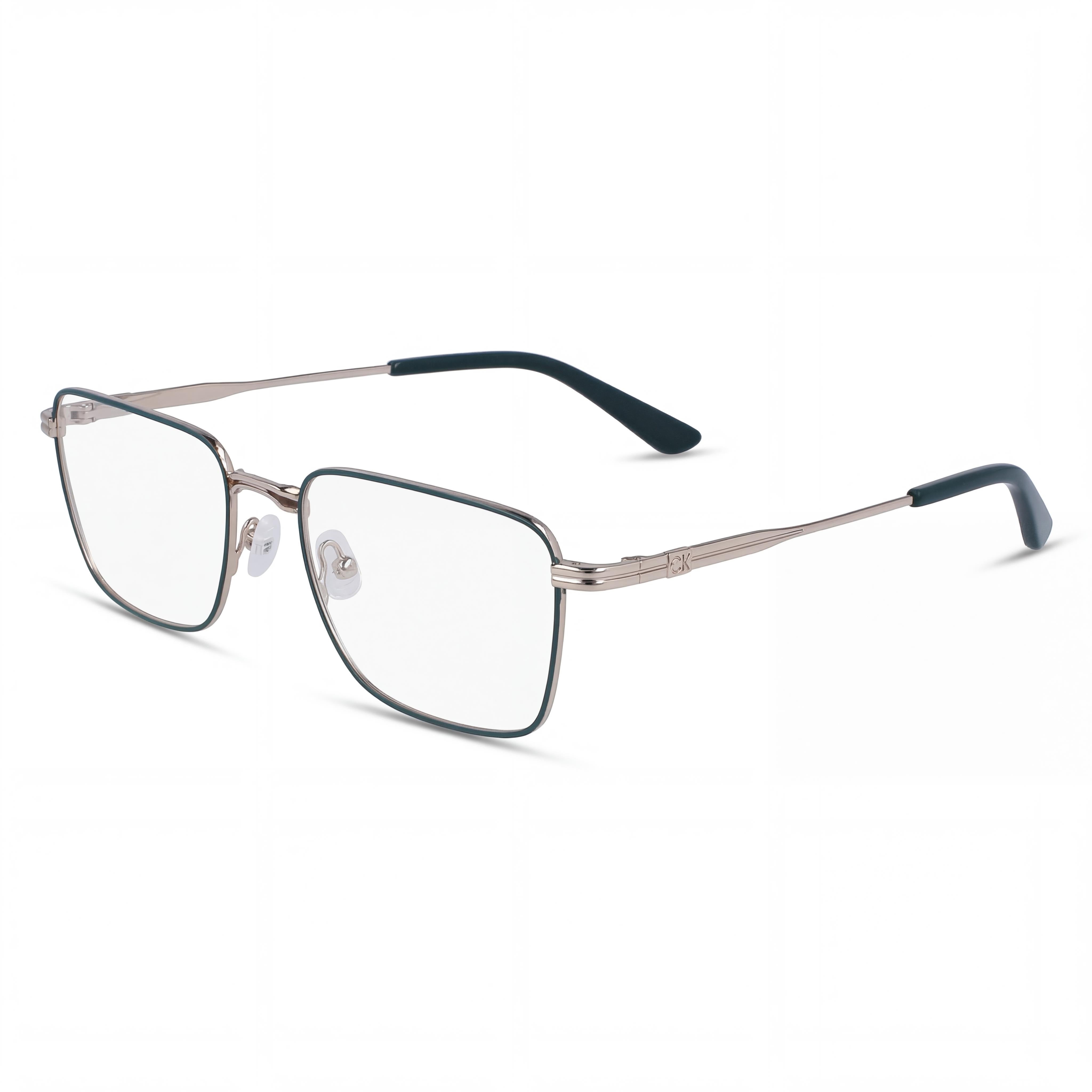 Gafas Calvin Klein Ck23104 Rectangulares Color Caqui Unisex, Metal 52mm, Photo 1