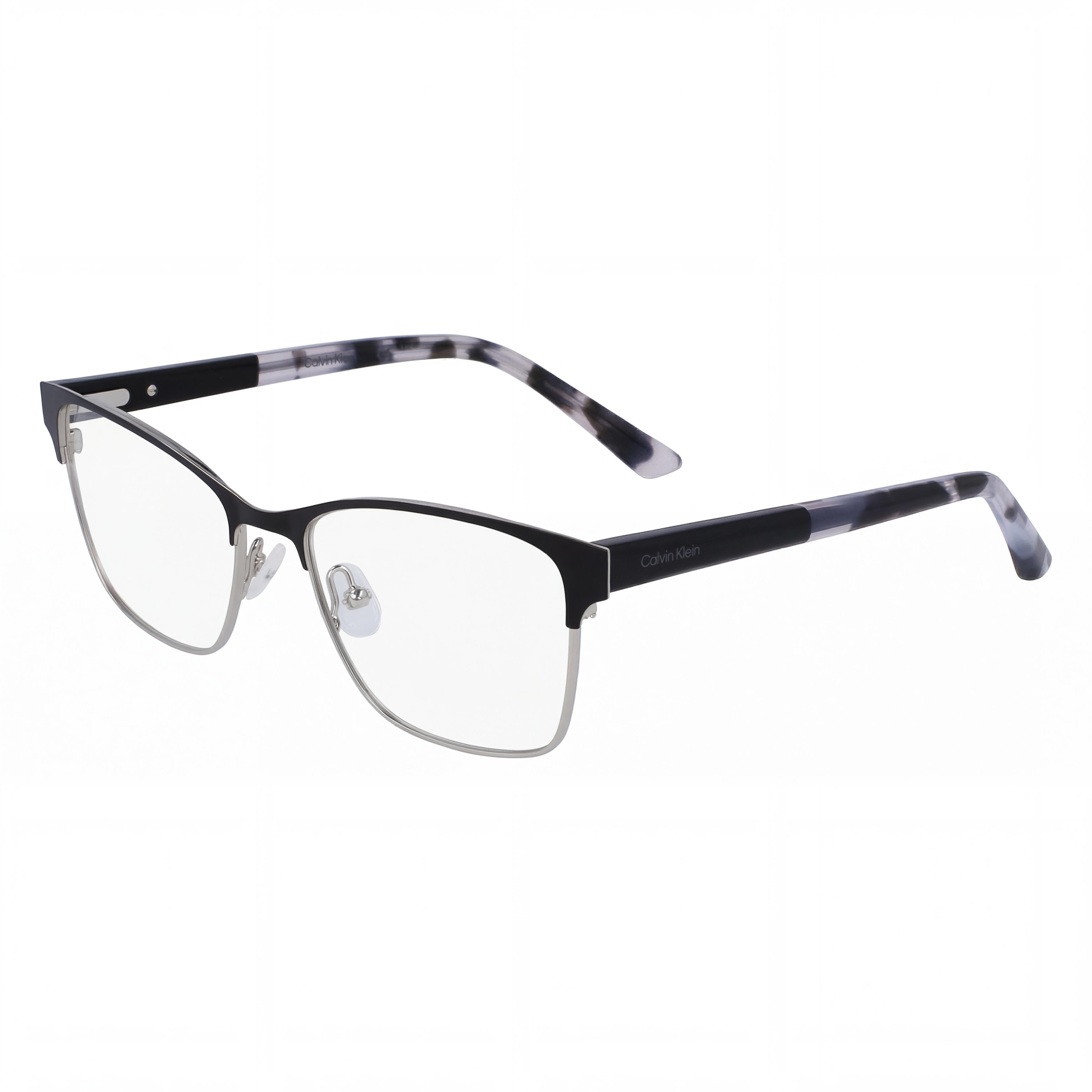 Calvin Klein Ck23107 Black Rectangle Eyeglasses for Women, Metal 52mm, Photo 1