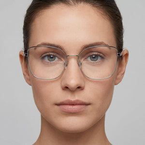 Calvin Klein Ck23128 Silver Eyeglasses Women — lifestyle wear, office and daily use