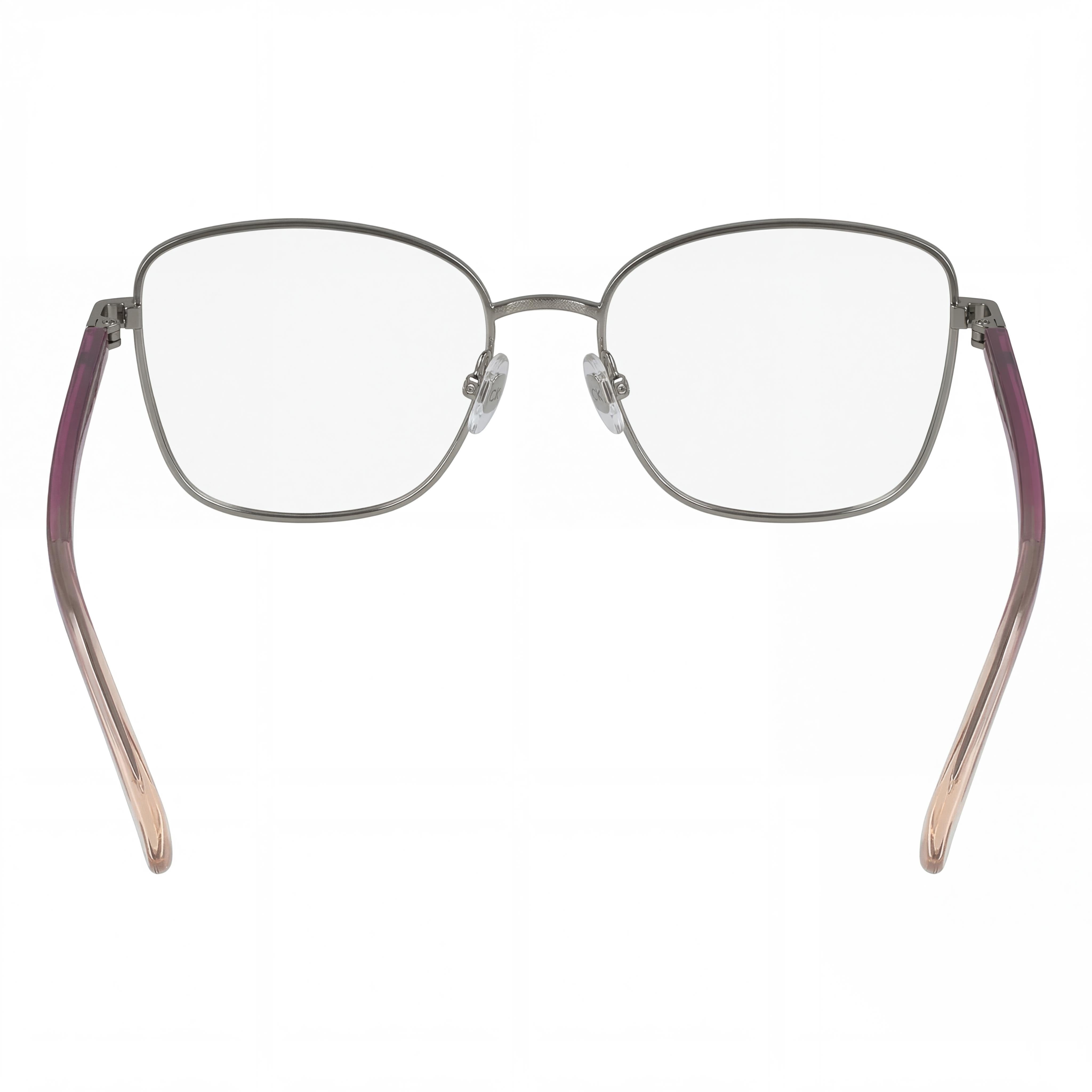 Calvin Klein Ck23128 Silver Cat Eye Eyeglasses for Women, Metal 55mm, Photo 3