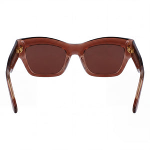 Calvin Klein CK23503S Cat Eye Sunglasses Unisex — side view, Rose lens