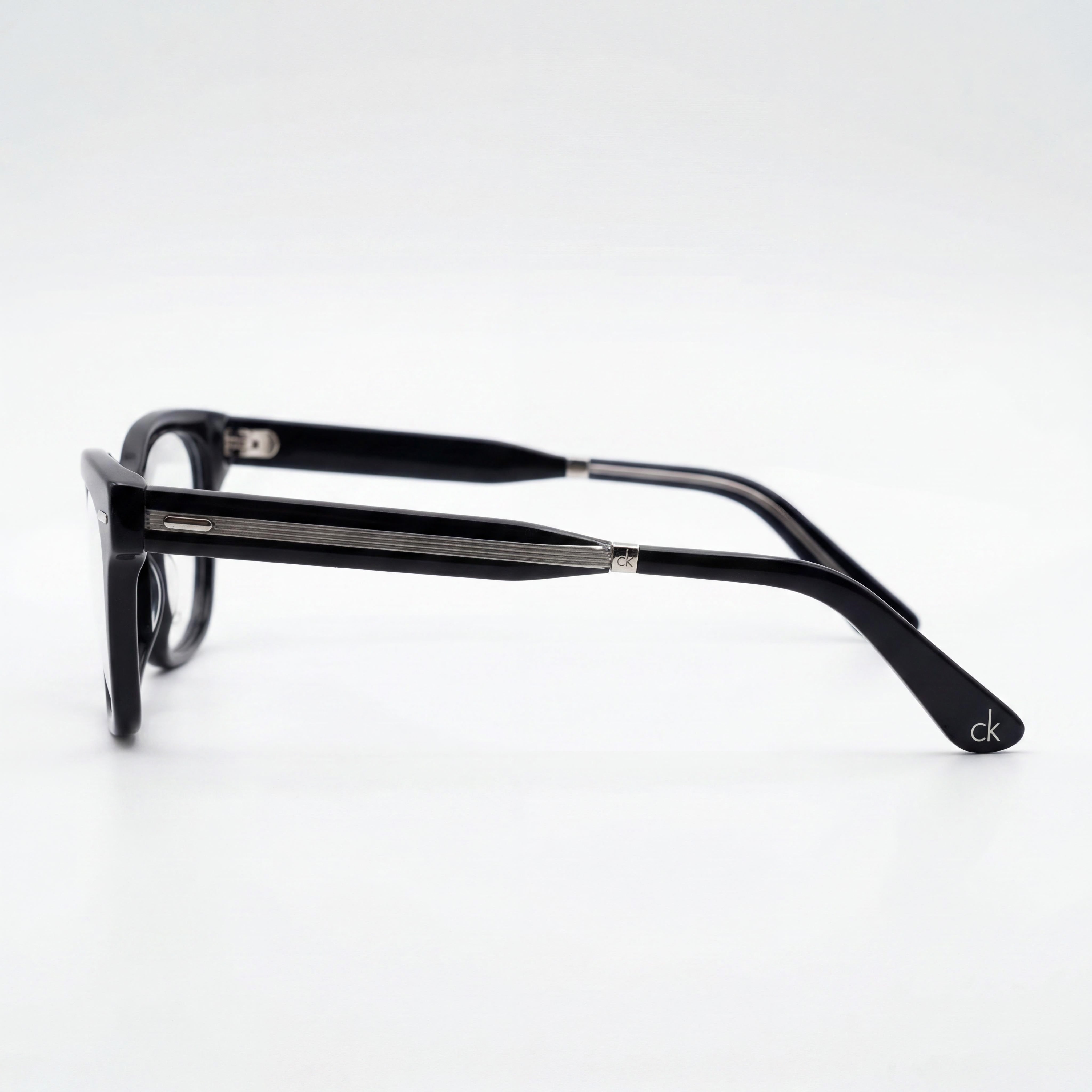 Gafas de sol Calvin Klein CK23512 Cat Eye para mujer, montura completa de acetato negro, 52 mm, Photo 2