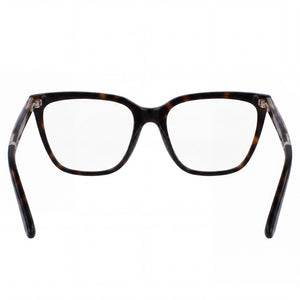 Calvin Klein Ck23513 Square Eyeglasses Unisex — side view, Havana Metal temples
