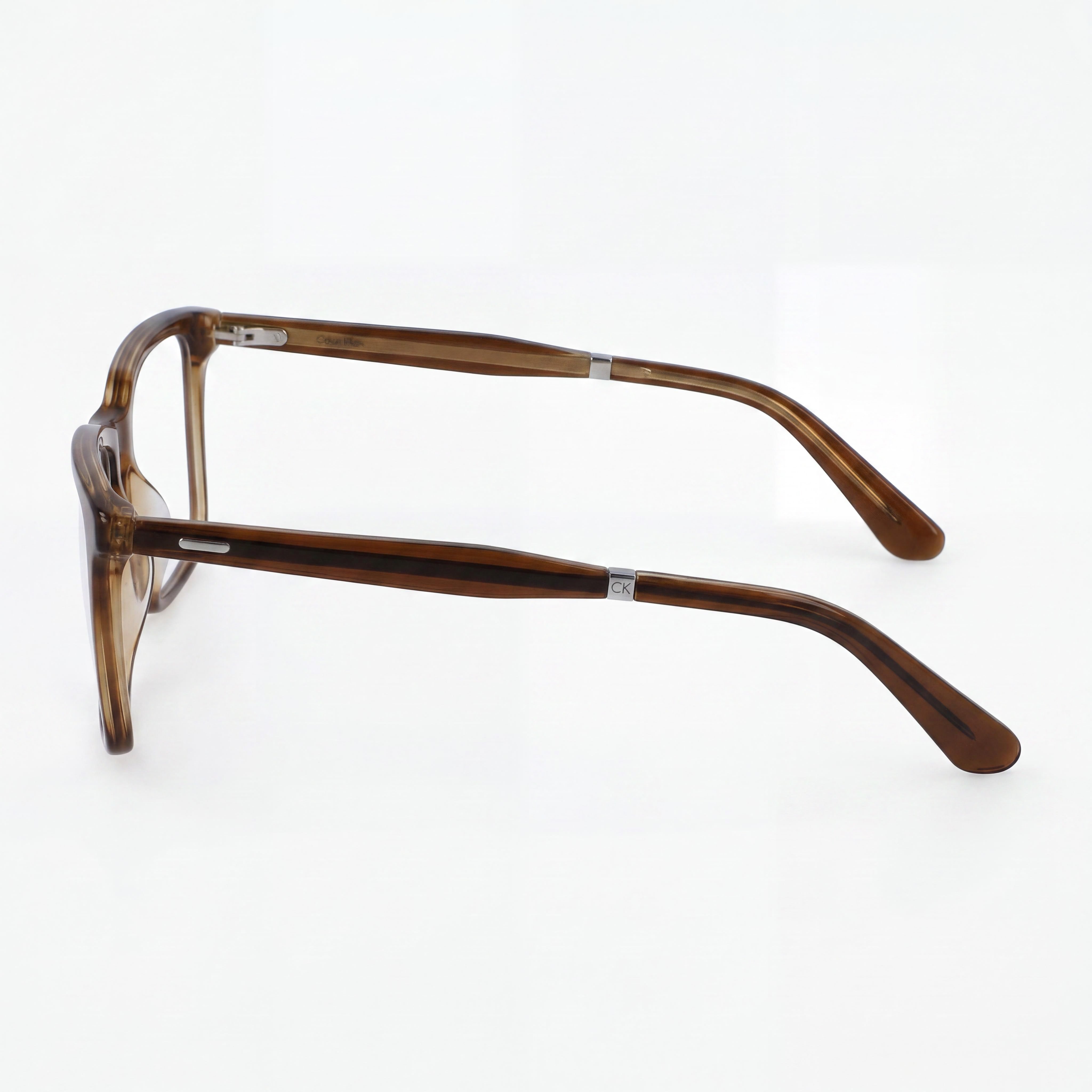 Calvin Klein CK23514 Taupe Rectangle Unisex Eyeglasses, Metal 53mm, Photo 2