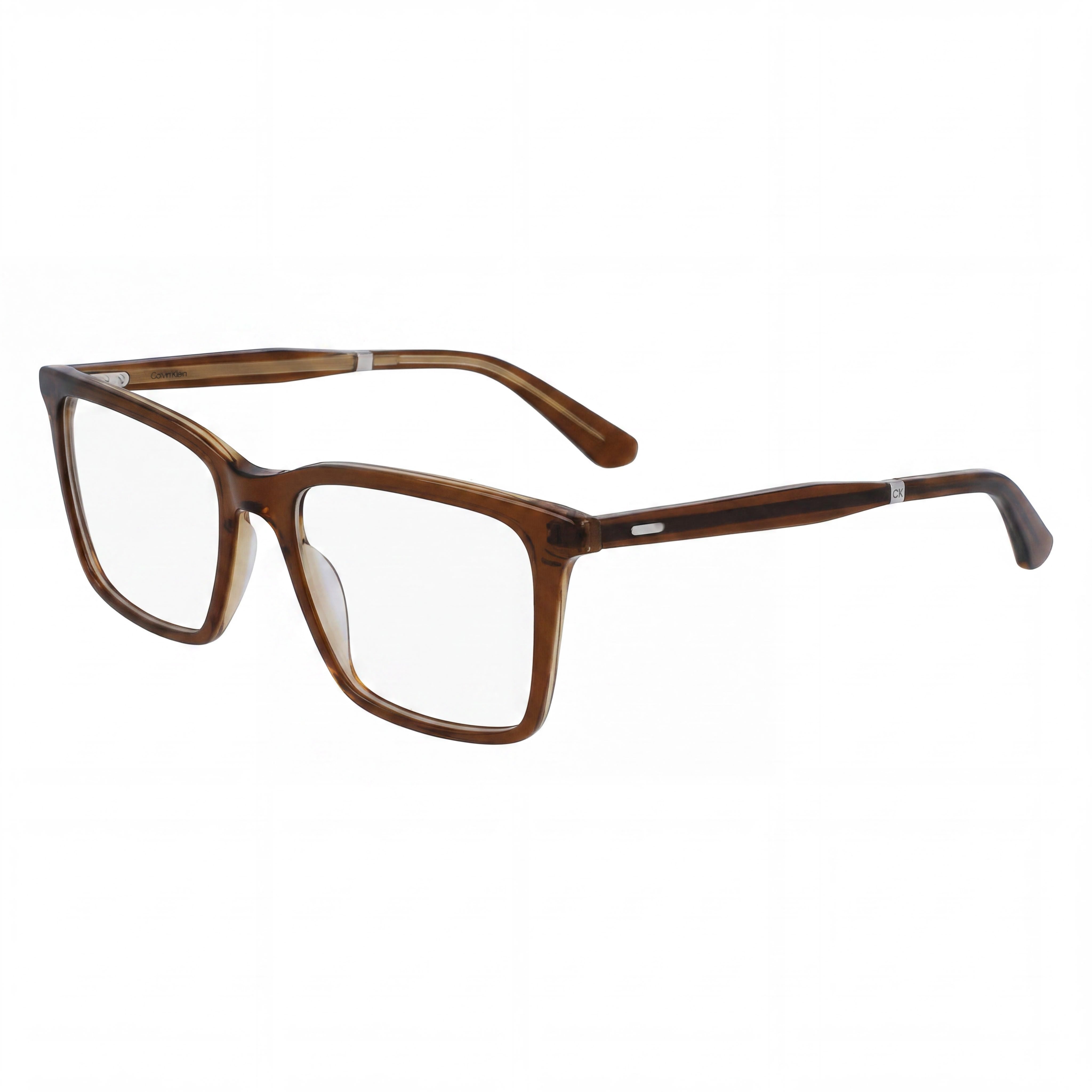 Calvin Klein CK23514 Taupe Rectangle Unisex Eyeglasses, Metal 53mm, Photo 1