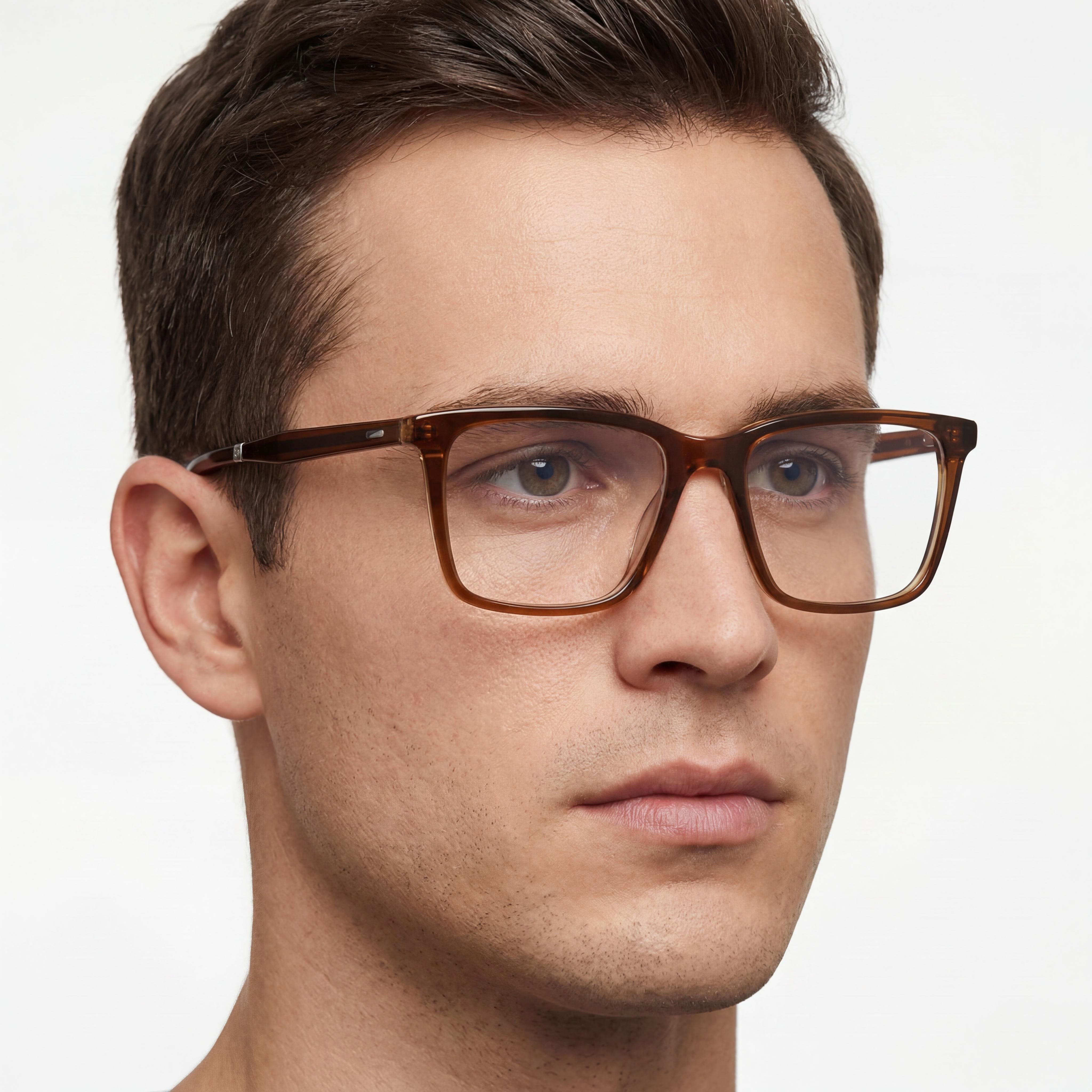 Calvin Klein CK23514 Taupe Rectangle Unisex Eyeglasses, Metal 53mm, Photo 4