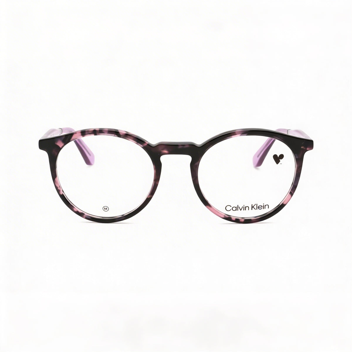 Gafas graduadas redondas unisex Calvin Klein Ck23515 Violet Havana, 50 mm, Photo 2