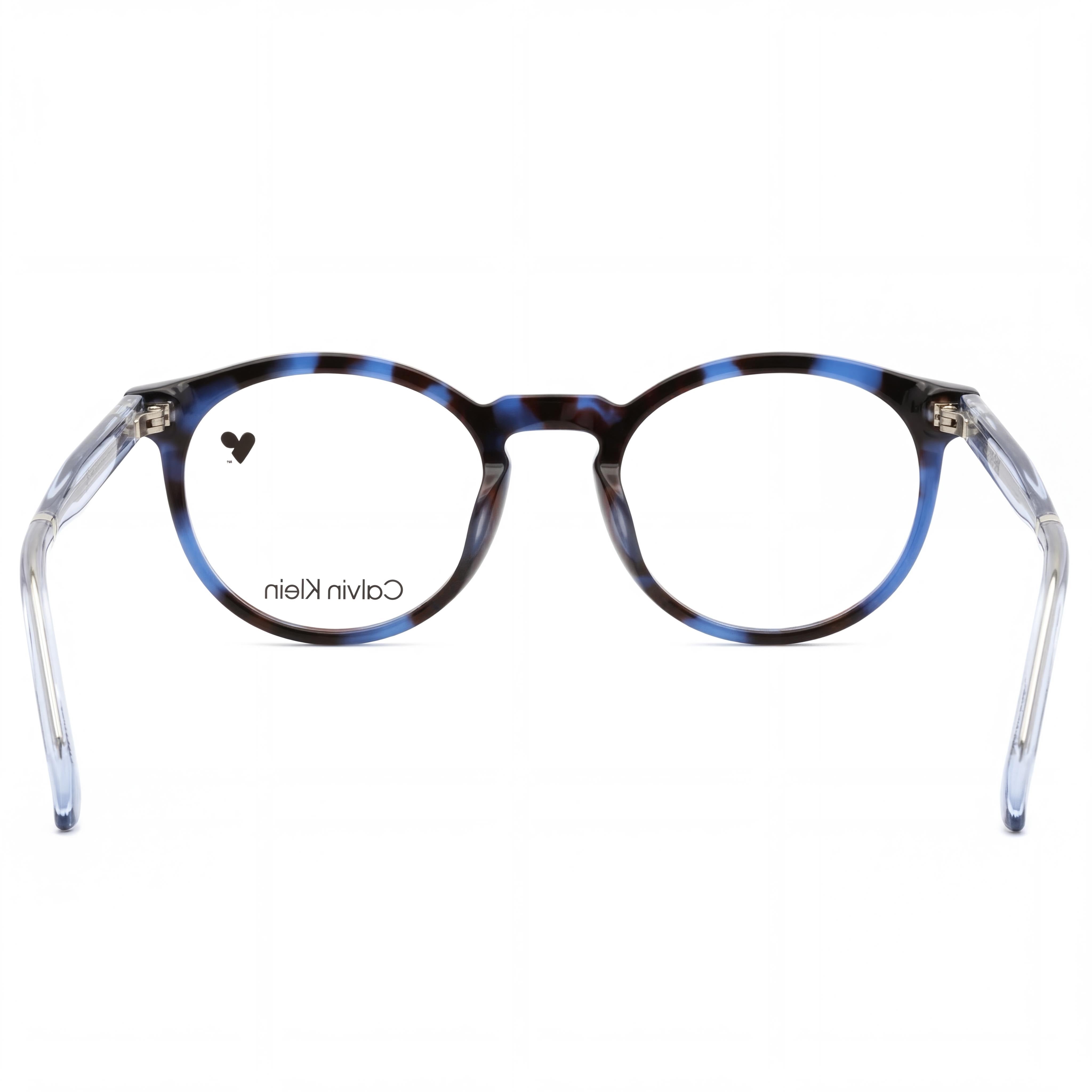 Gafas Unisex Redondas Calvin Klein Ck23515 Havana Azul, Metal 50mm, Photo 2