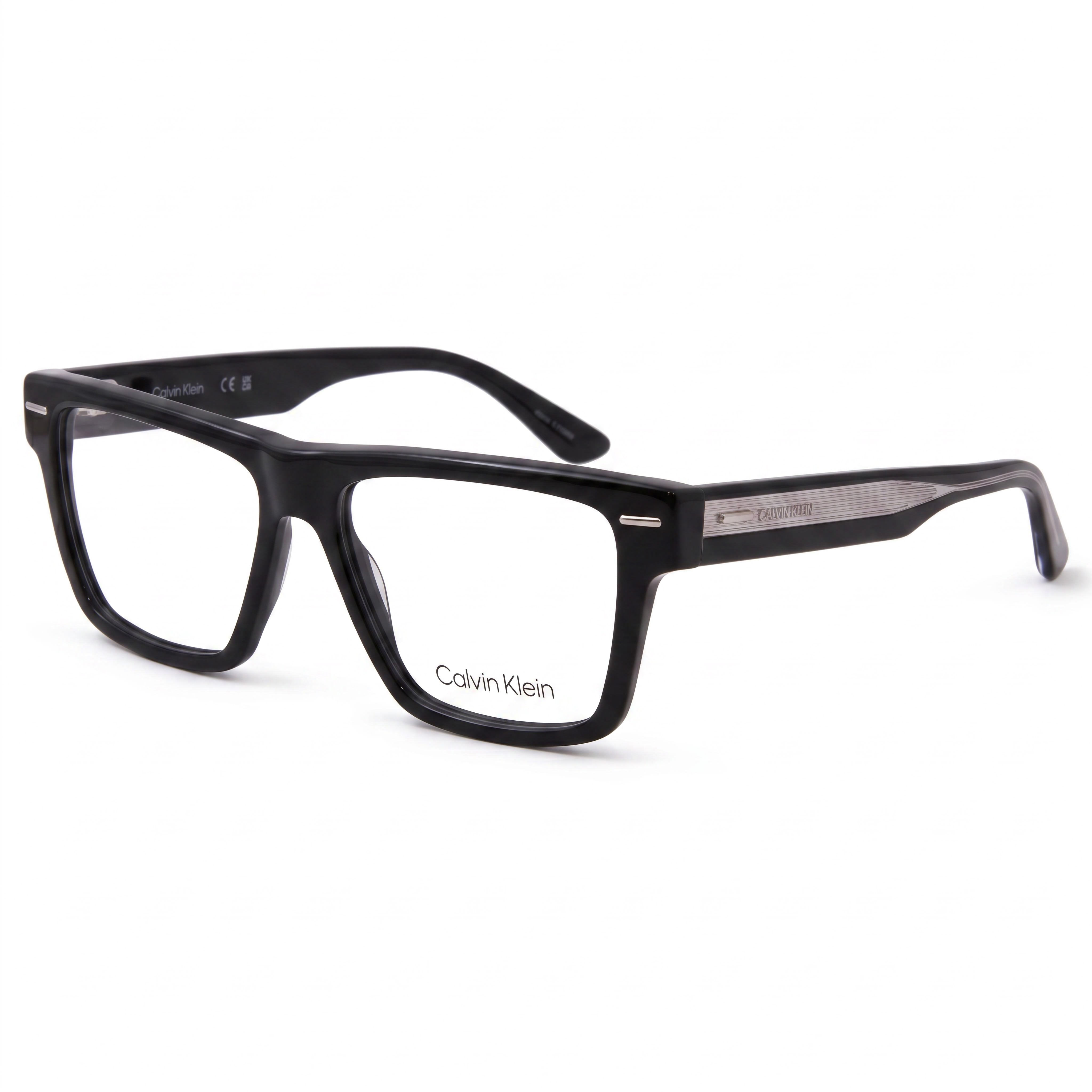 Calvin Klein Ck23522 Black Rectangle Eyeglasses Unisex, Plastic 53mm, Photo 1