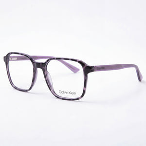 Calvin Klein Ck23524 Havana Square Eyeglasses Unisex, Injected frame