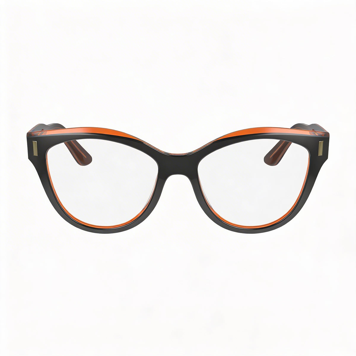 Calvin Klein CK23541 Gafas Ovaladas Negras/Marrones Unisex, 53mm, Photo 2