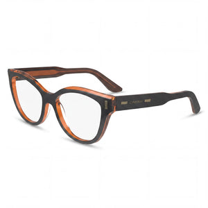 Calvin Klein CK23541 Black Oval Eyeglasses Unisex, Polycarbonate lenses