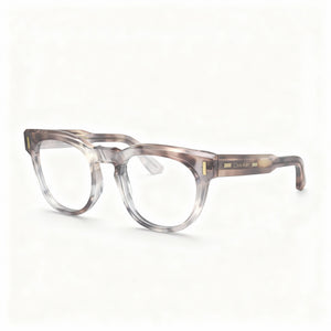 Calvin Klein Ck23542 Havana Rectangle Eyeglasses Unisex, Acetate frame