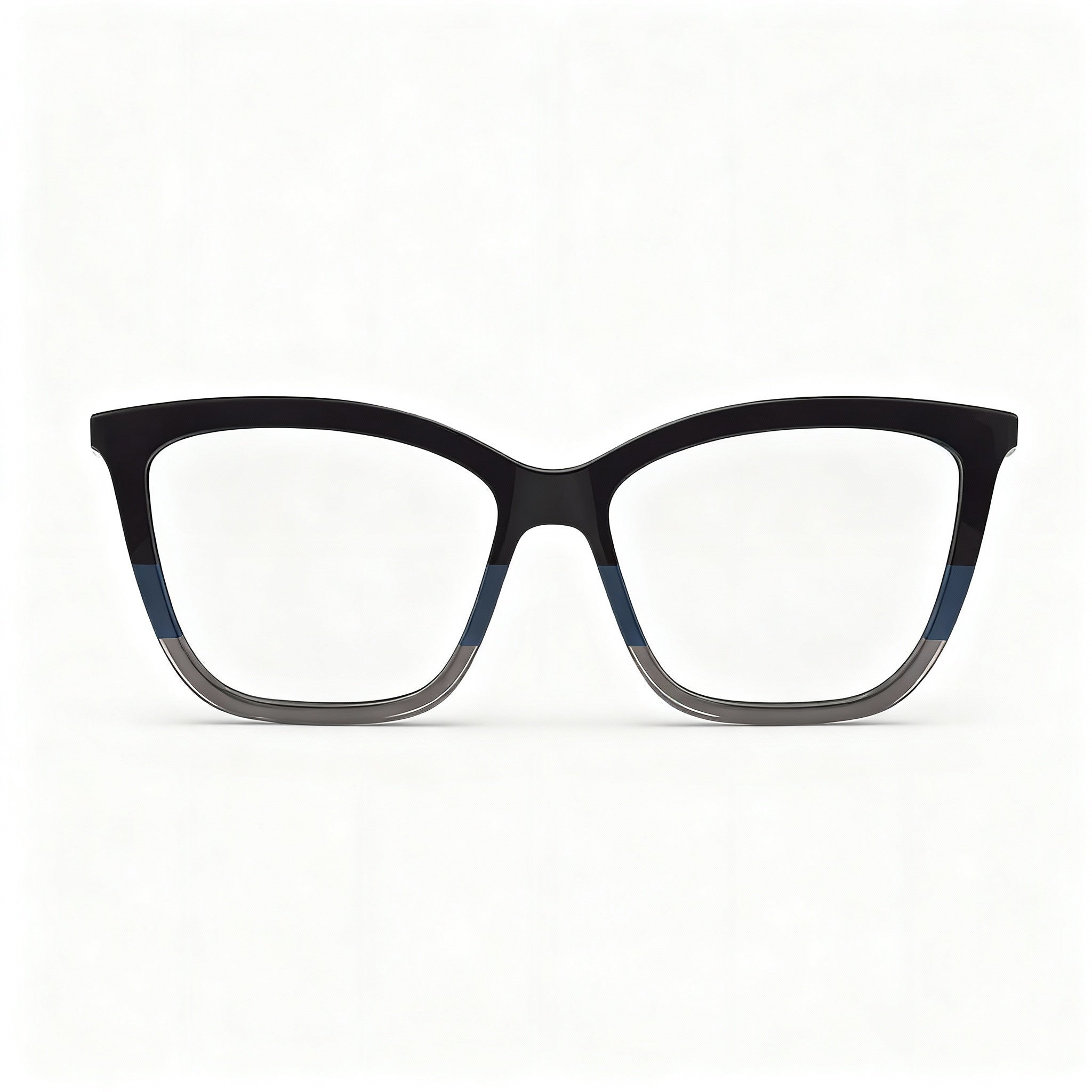 Calvin Klein CK23545 Black Blue Square Eyeglasses Unisex, Acetate 53mm, Photo 3