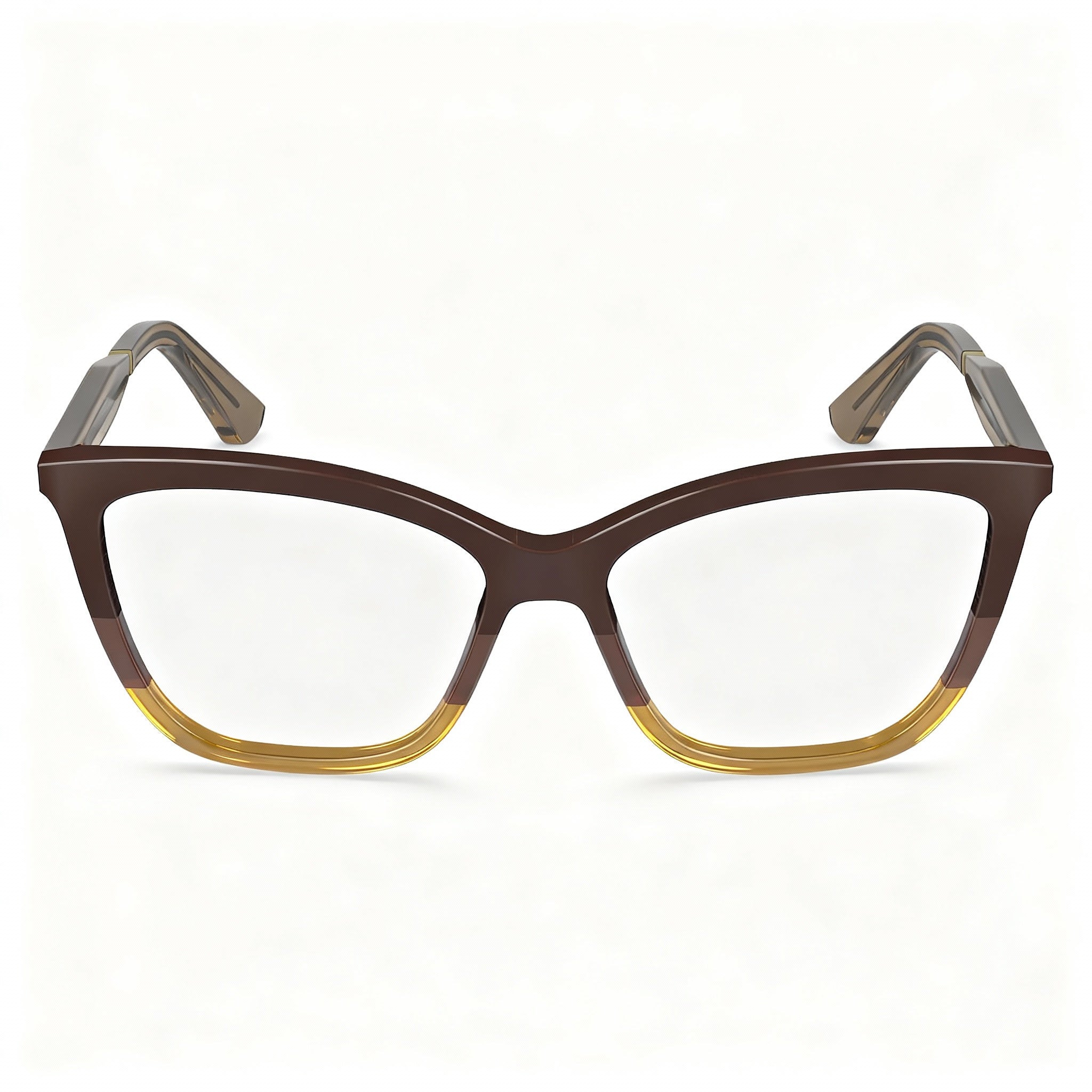 Calvin Klein CK23545 Gafas Unisex Cuadradas Marrón Oscuro, Acetato 53mm, Photo 2