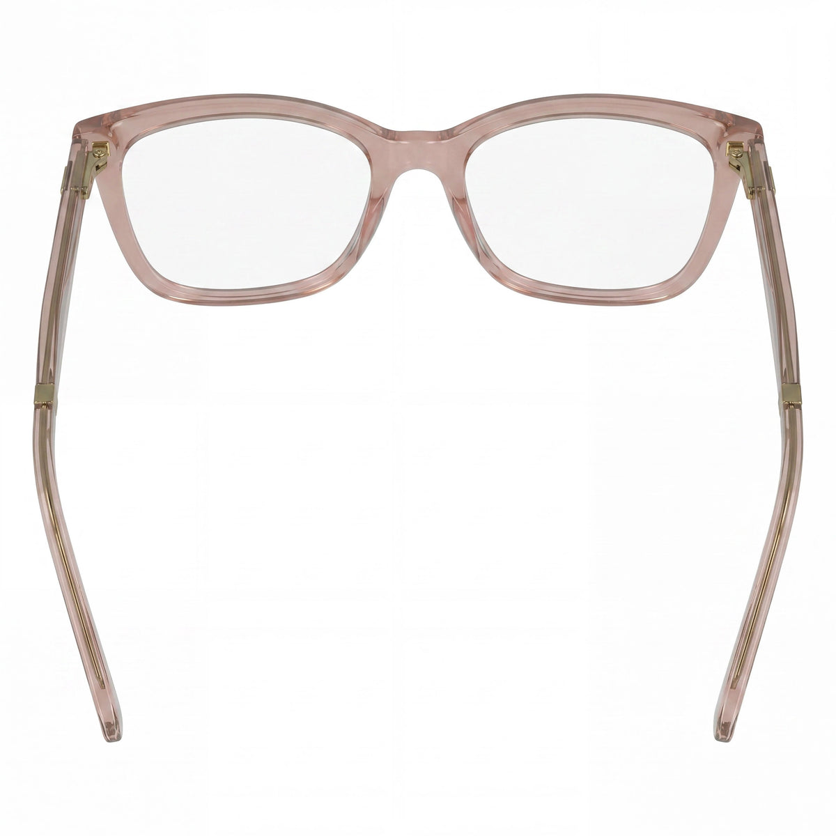 Gafas de mujer cuadradas marrones Calvin Klein CK23545, acetato 53 mm, Photo 3