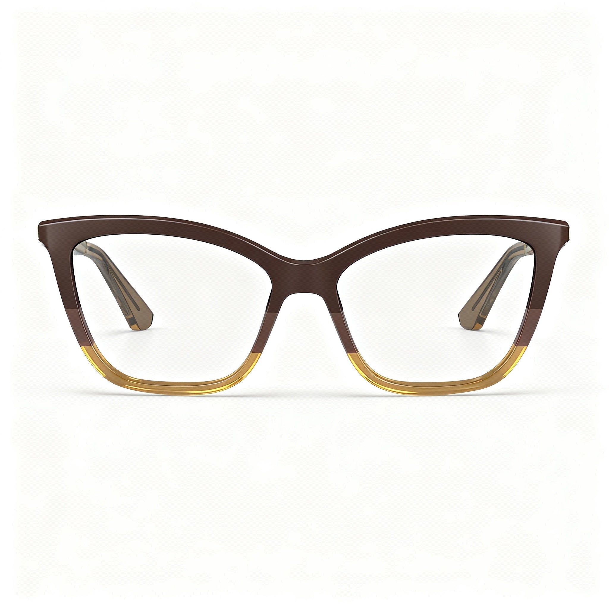 Calvin Klein CK23545 Gafas Unisex Cuadradas Marrón Oscuro, Acetato 53mm, Photo 3
