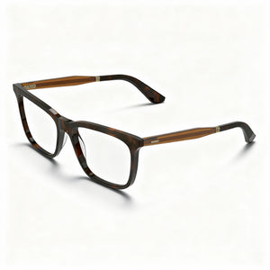 Calvin Klein CK23547 Havana Square Eyeglasses Unisex, Acetate frame