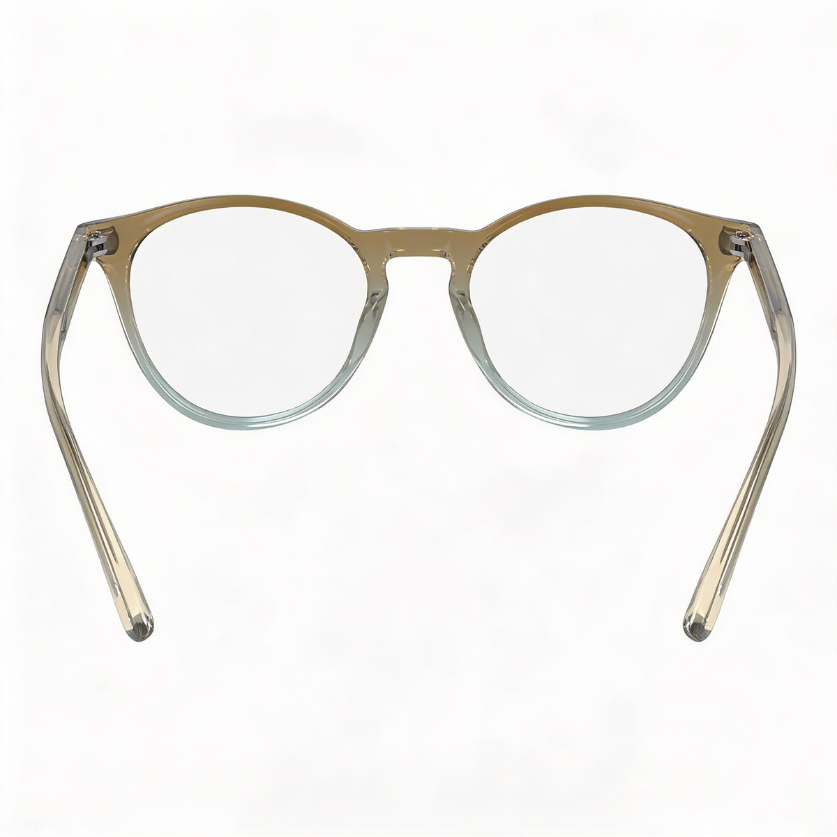 Calvin Klein CK23549 Brown Round Eyeglasses Unisex, Injected 50mm, Photo 2