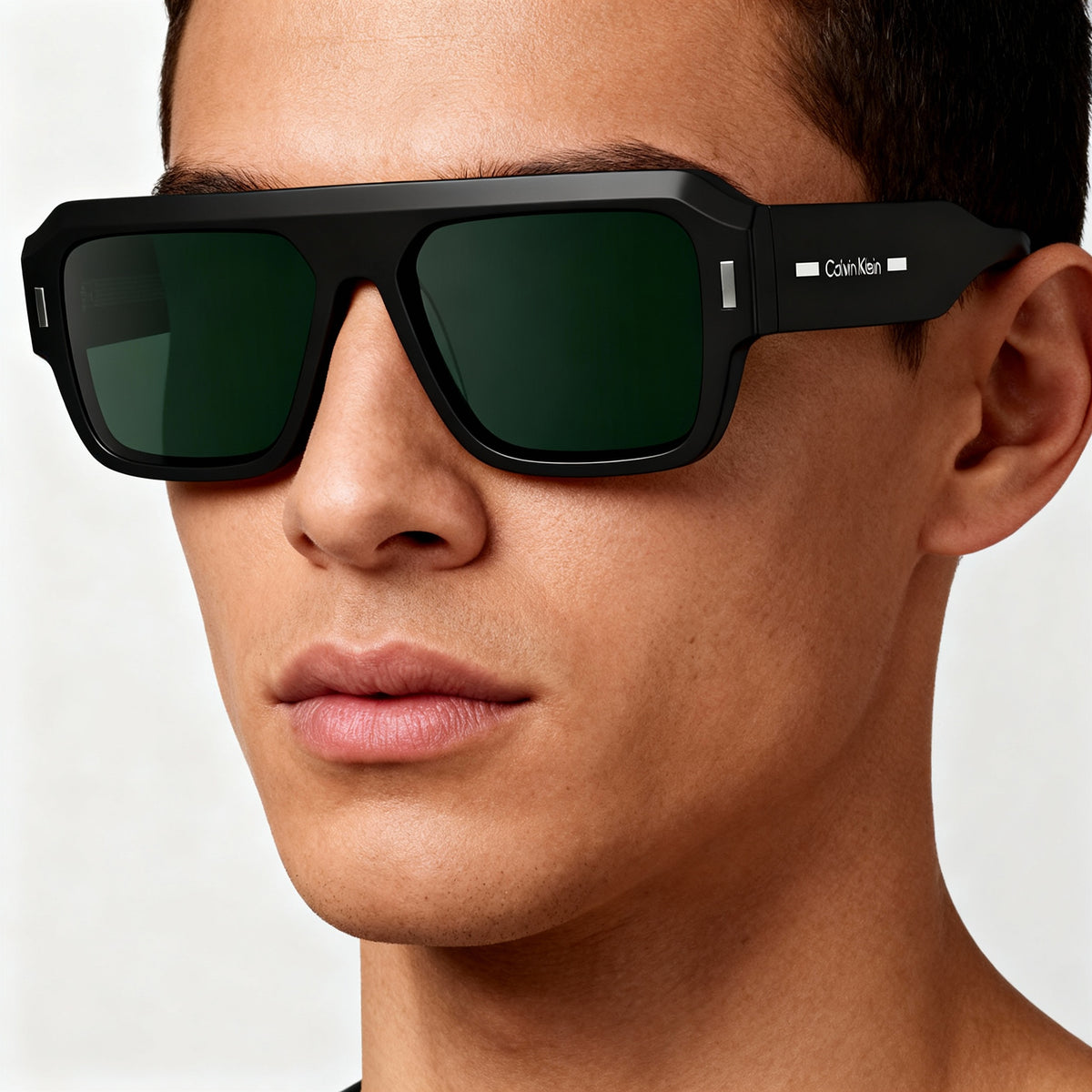 Gafas de sol rectangulares unisex Calvin Klein CK24103 negras, 56 mm, Photo 4