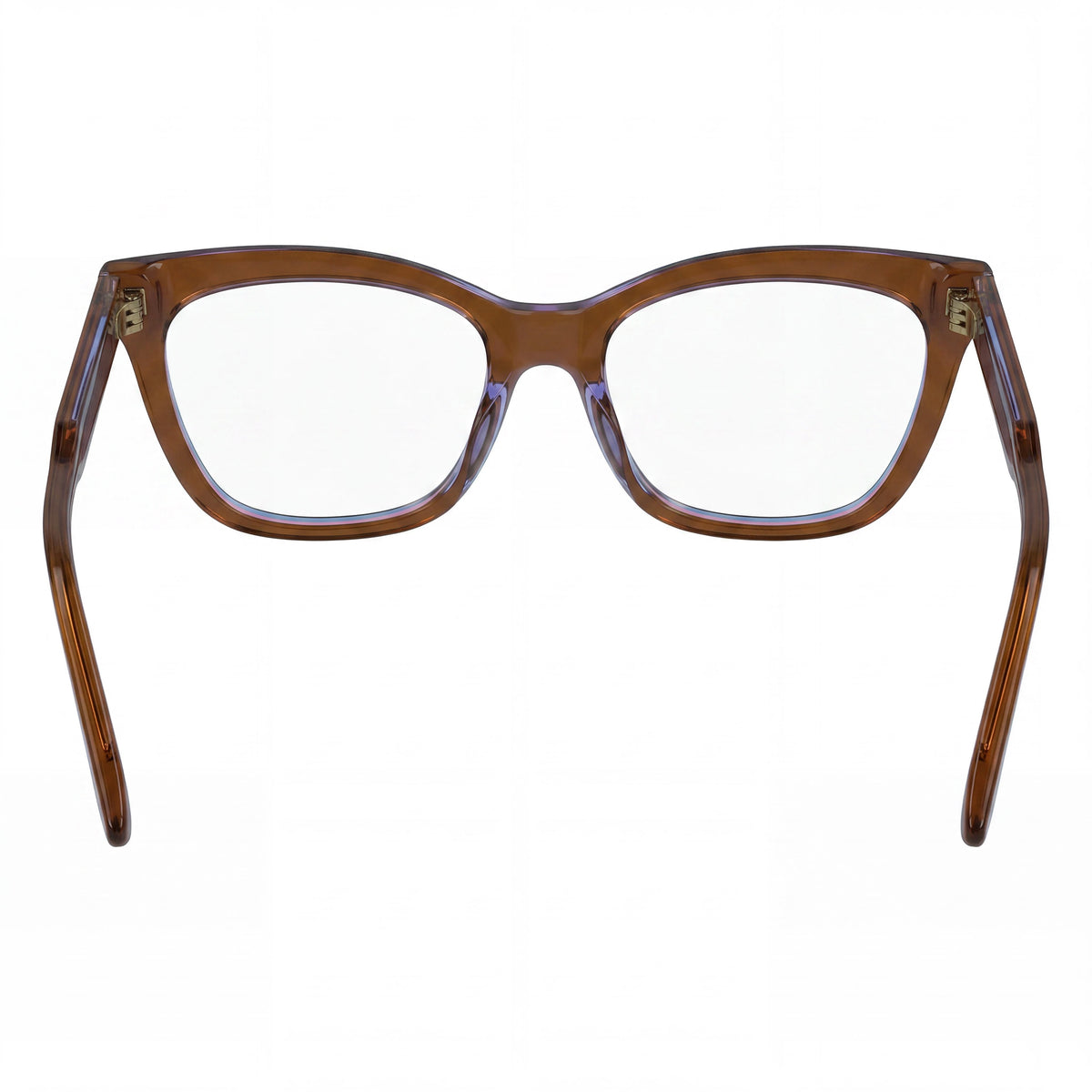 Gafas Calvin Klein CK24517 marrón/azul estilo ojo de gato para mujer, 52 mm, Photo 4