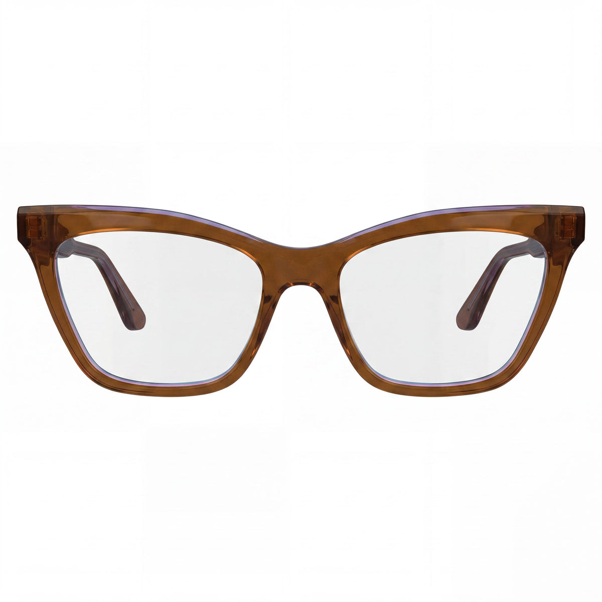Gafas Calvin Klein CK24517 marrón/azul estilo ojo de gato para mujer, 52 mm, Photo 2