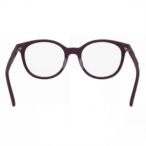 Calvin Klein CK24543 Rectangle Eyeglasses Women — side view, Violet Acetate temples