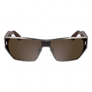 Calvin Klein CK25102S Rectangle Sunglasses Unisex — front view, Metal frame