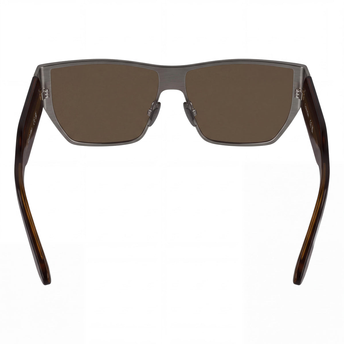 Gafas de sol rectangulares unisex Calvin Klein CK25102S plateadas, 59 mm, Photo 3
