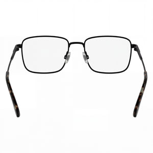 Calvin Klein Ck25104 Rectangle Eyeglasses Women — side view, Black Gray temples
