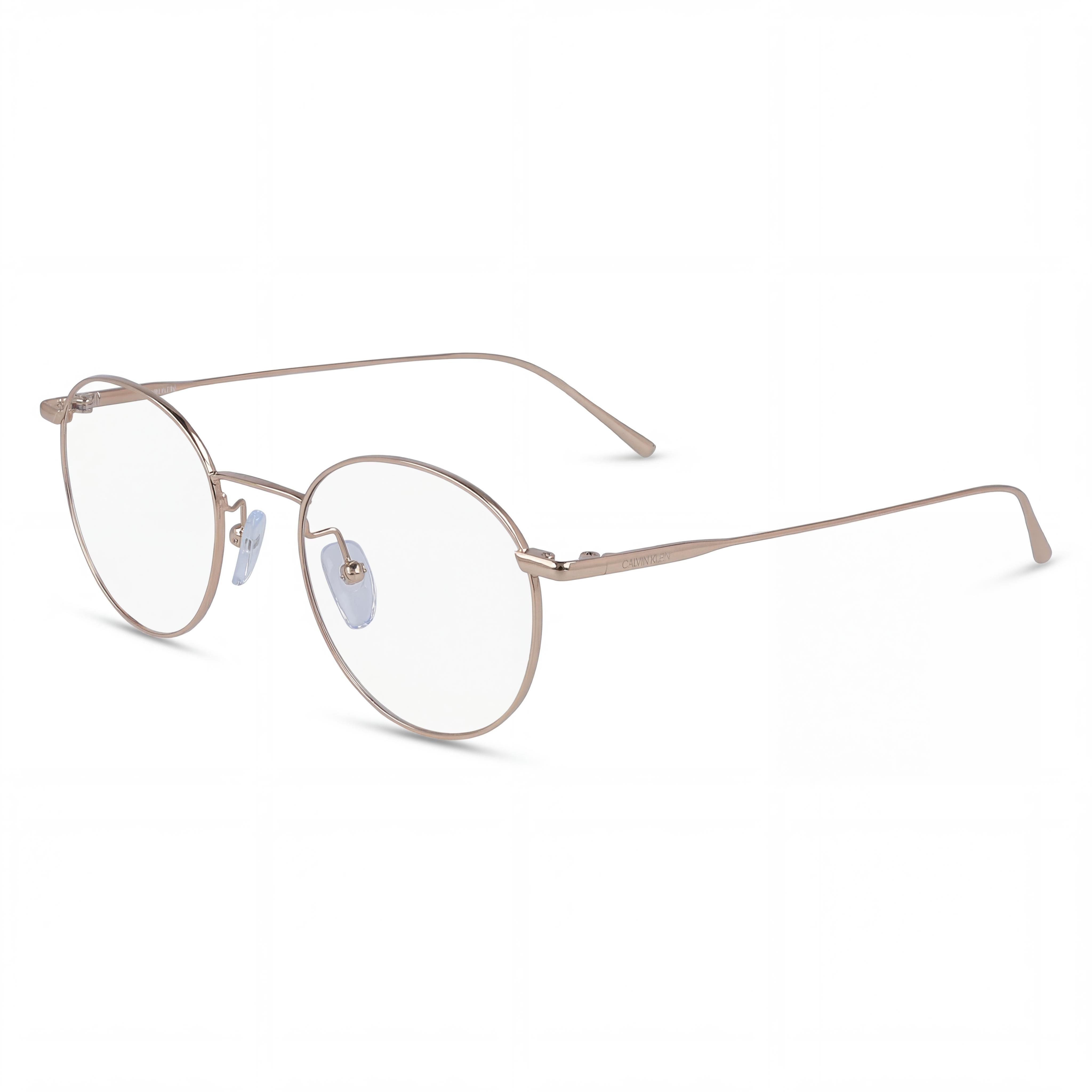 Calvin Klein CK5460 Rose Gold Rectangle Unisex Eyeglasses, Photo 1