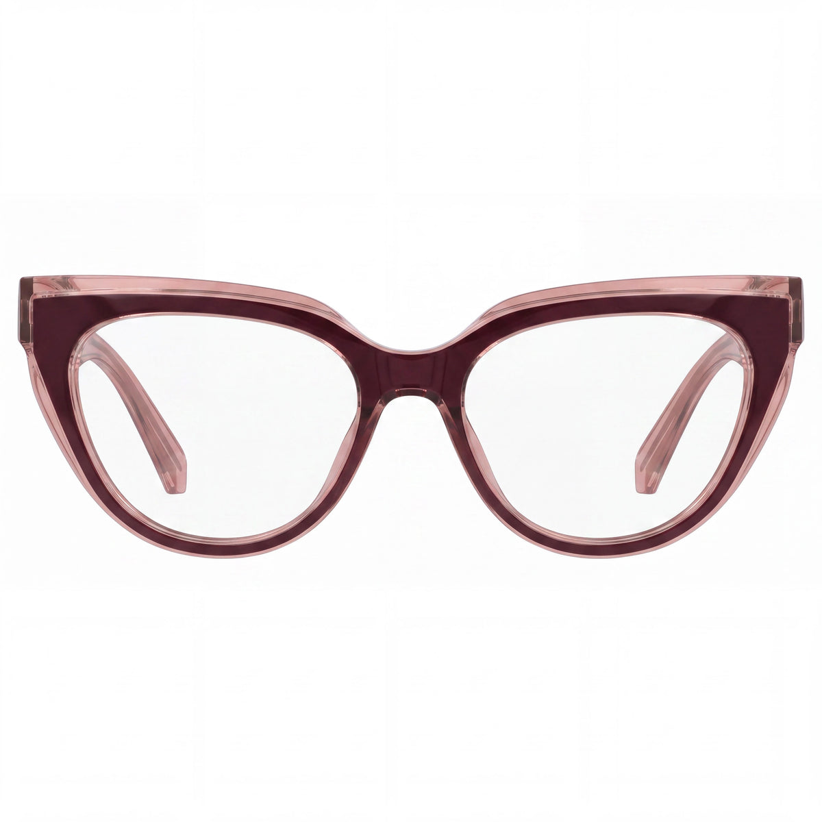 Calvin Klein CKJ 24628 605 Gafas de Acetato para Mujer Borgoña Rosado, Micas de Policarbonato Multicolor 50mm, Photo 2