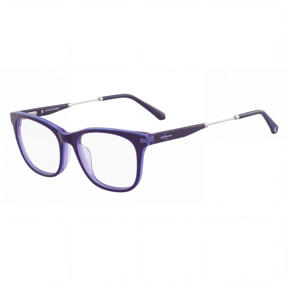 Calvin Klein CKJ18706 Purple Rectangle Eyeglasses for Women, 52mm, Photo 1