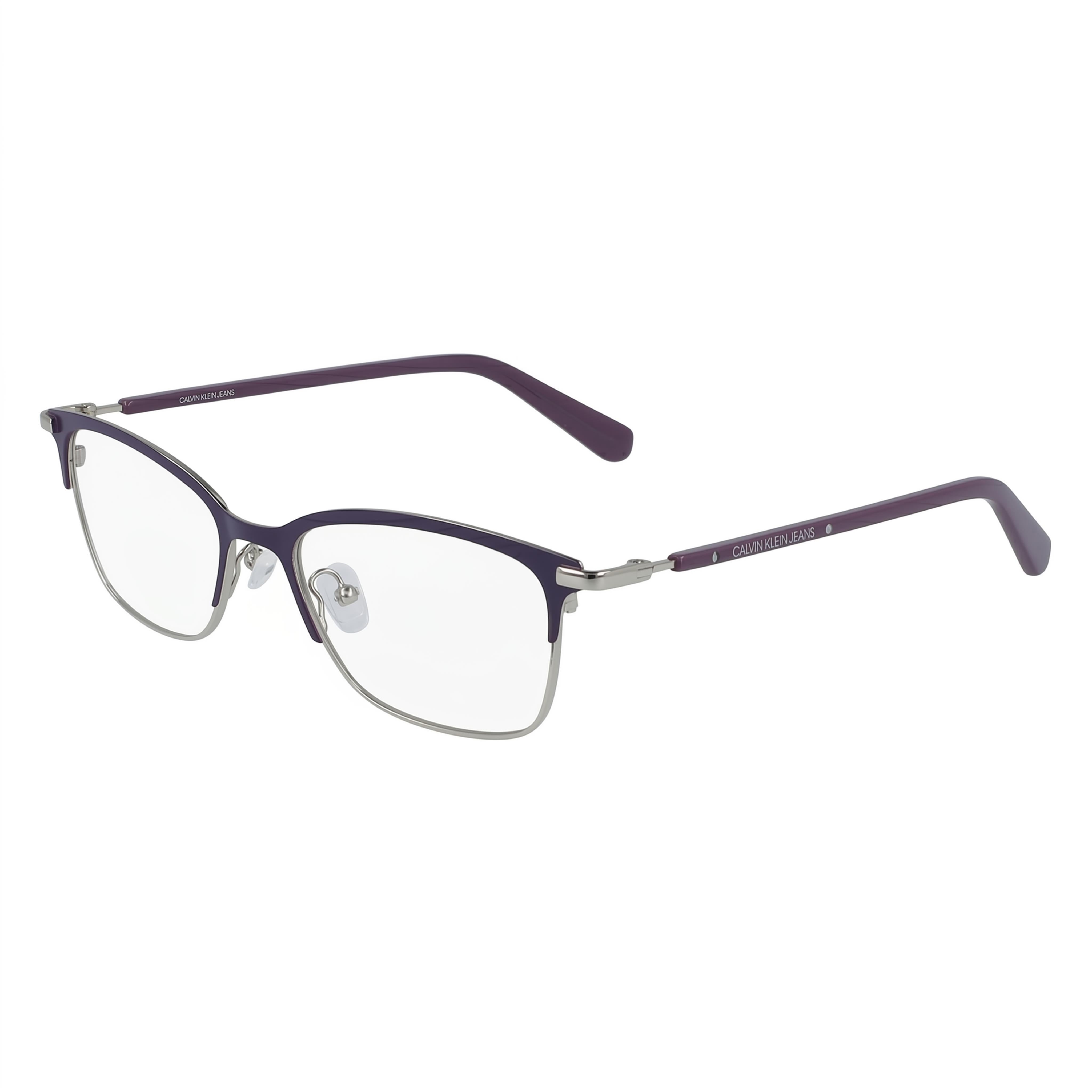 Calvin Klein CKJ19312 Purple Rectangle Eyeglasses for Women, 50mm, Photo 1