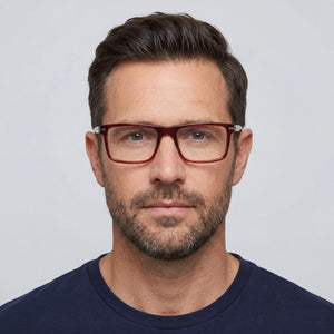 Calvin Klein CKJ19526 Havana Eyeglasses Men — lifestyle wear, morning news and coffee routines