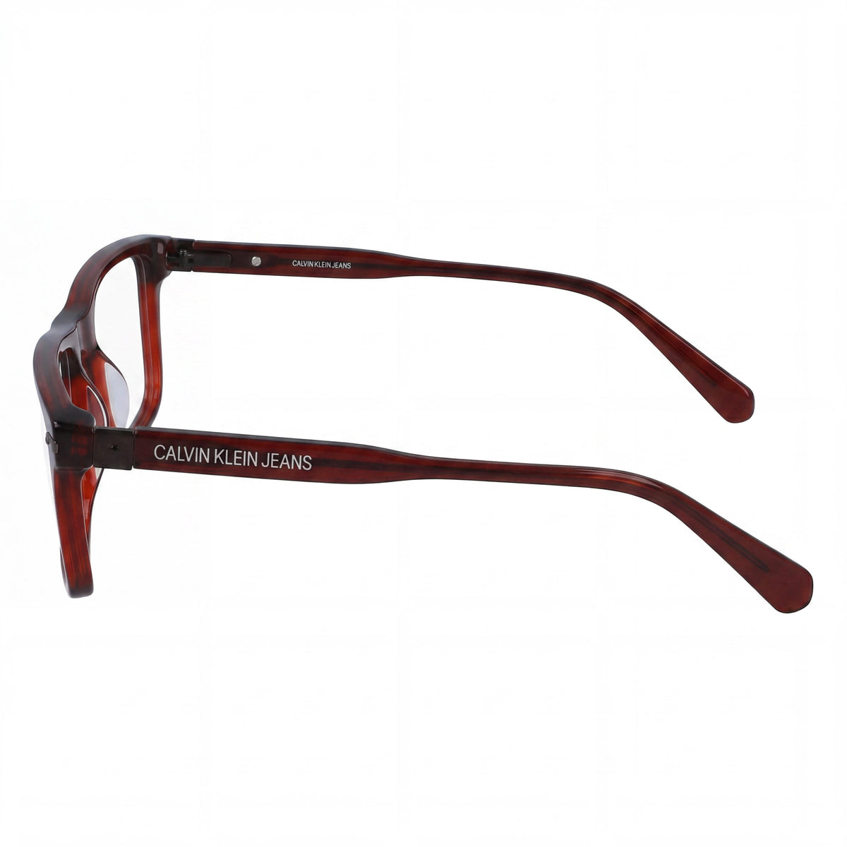 Gafas graduadas rectangulares para hombre Calvin Klein CKJ19526 Crystal Oxblood, Photo 3