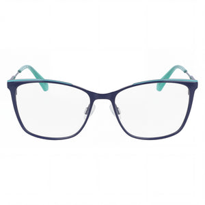Calvin Klein Ckj21207 Rectangle Eyeglasses for Women — front view, Metal