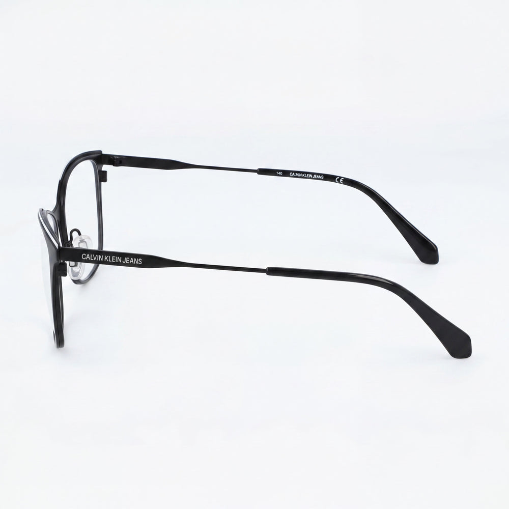 Calvin Klein CKJ21207 Rectangle Eyeglasses for Women — front view, Metal