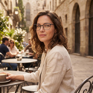 Calvin Klein CKJ21207 Black White Eyeglasses Women — lifestyle wear, work and meetings