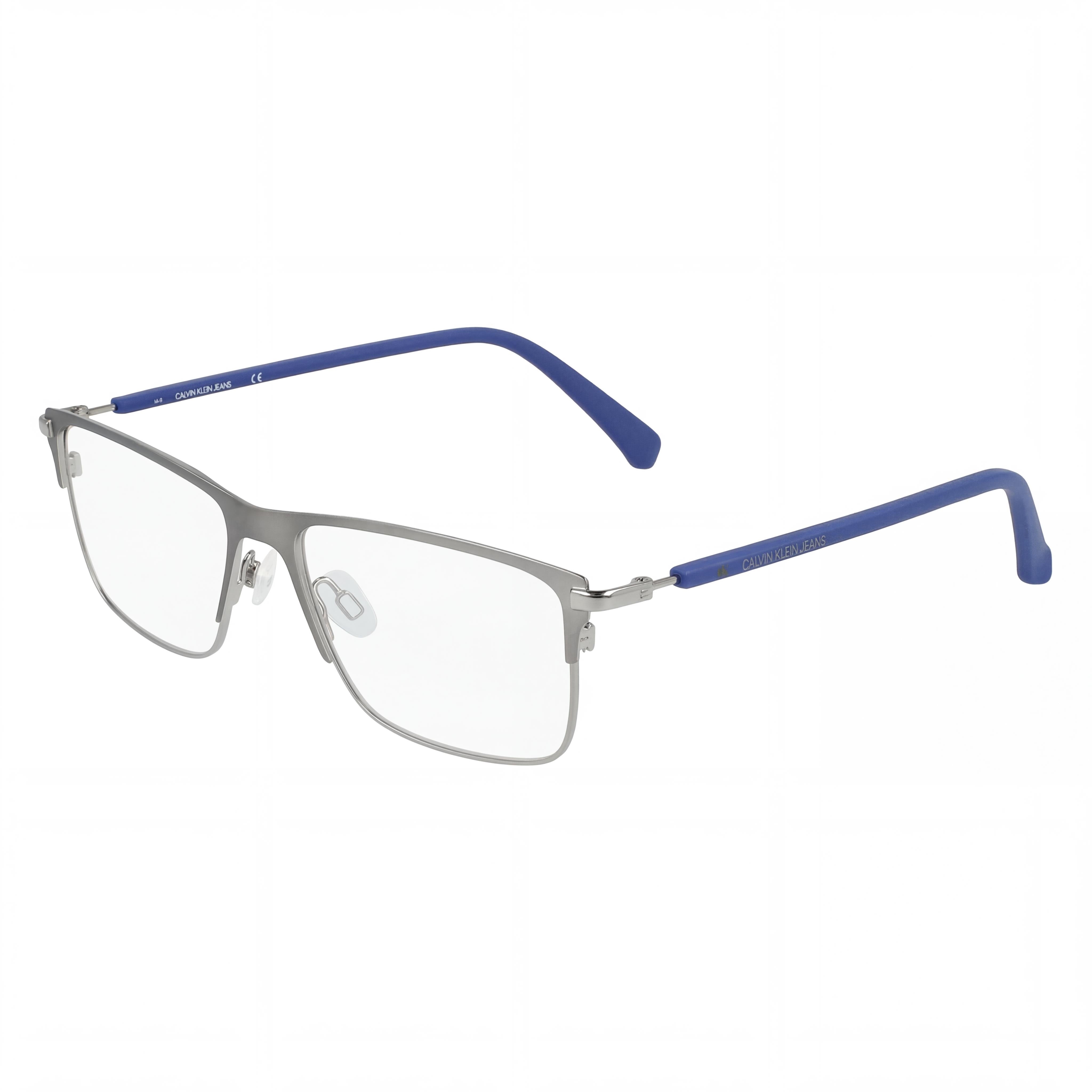 Calvin Klein CKJ21400 Gunmetal Rectangle Eyeglasses for Men, 54mm, Photo 1