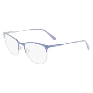 Calvin Klein CKJ22206 Blue Rectangle Eyeglasses for Women, Metal frame