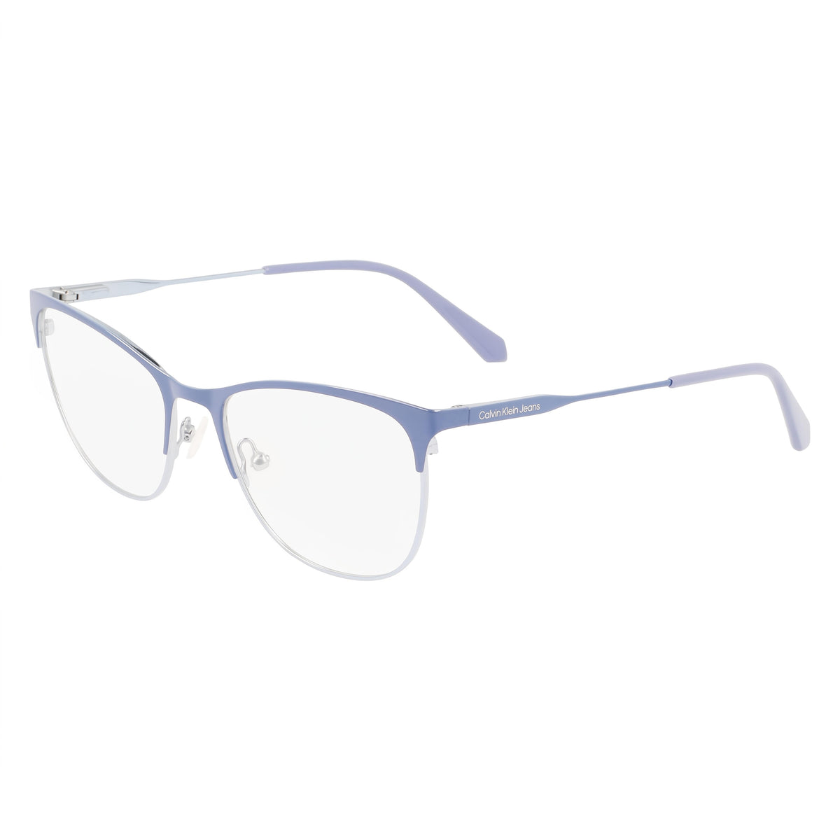 Calvin Klein CKJ22206 Blue Rectangle Eyeglasses for Women, Metal 52mm, Photo 1