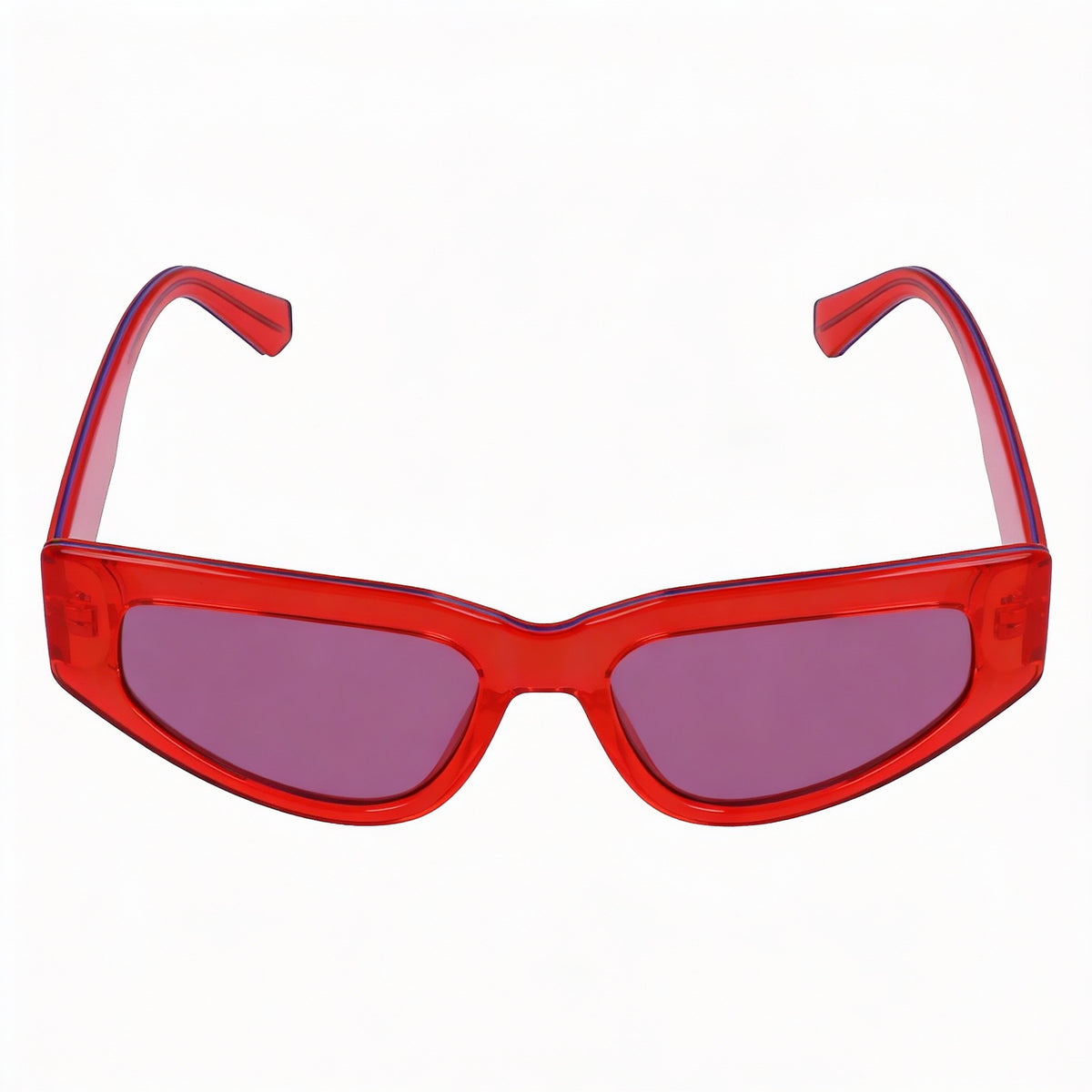 Gafas de sol Calvin Klein CKJ23603S de ojo de gato rojas para mujer, 53 mm, Photo 2