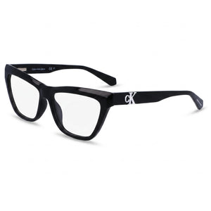 Calvin Klein CKJ23614 Black Cat Eye Eyeglasses Unisex, Alloy Steel frame