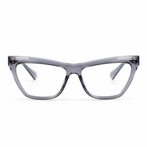Calvin Klein CKJ23614 Cat Eye Eyeglasses Unisex — side view, Gray temples