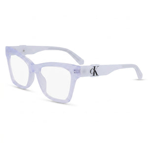 Calvin Klein Ckj23646 White Cat Eye Eyeglasses Unisex, Metal frame