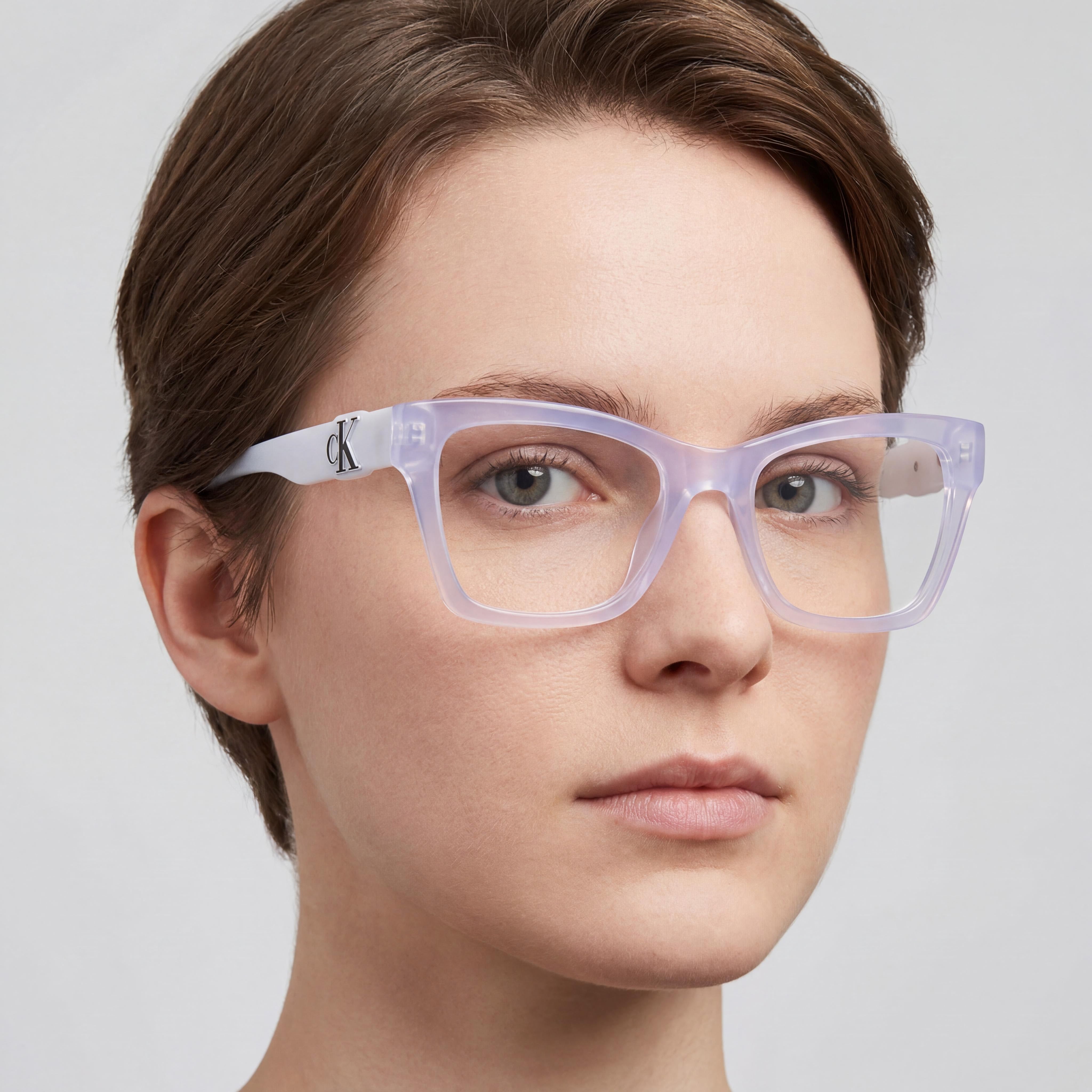 Calvin Klein Ckj23646 Colourful Cat Eye Eyeglasses Unisex, Metal 52mm, Photo 4
