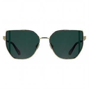 Calvin Klein Ckj25209s Cat Eye Sunglasses for Women — front view, Metal frame