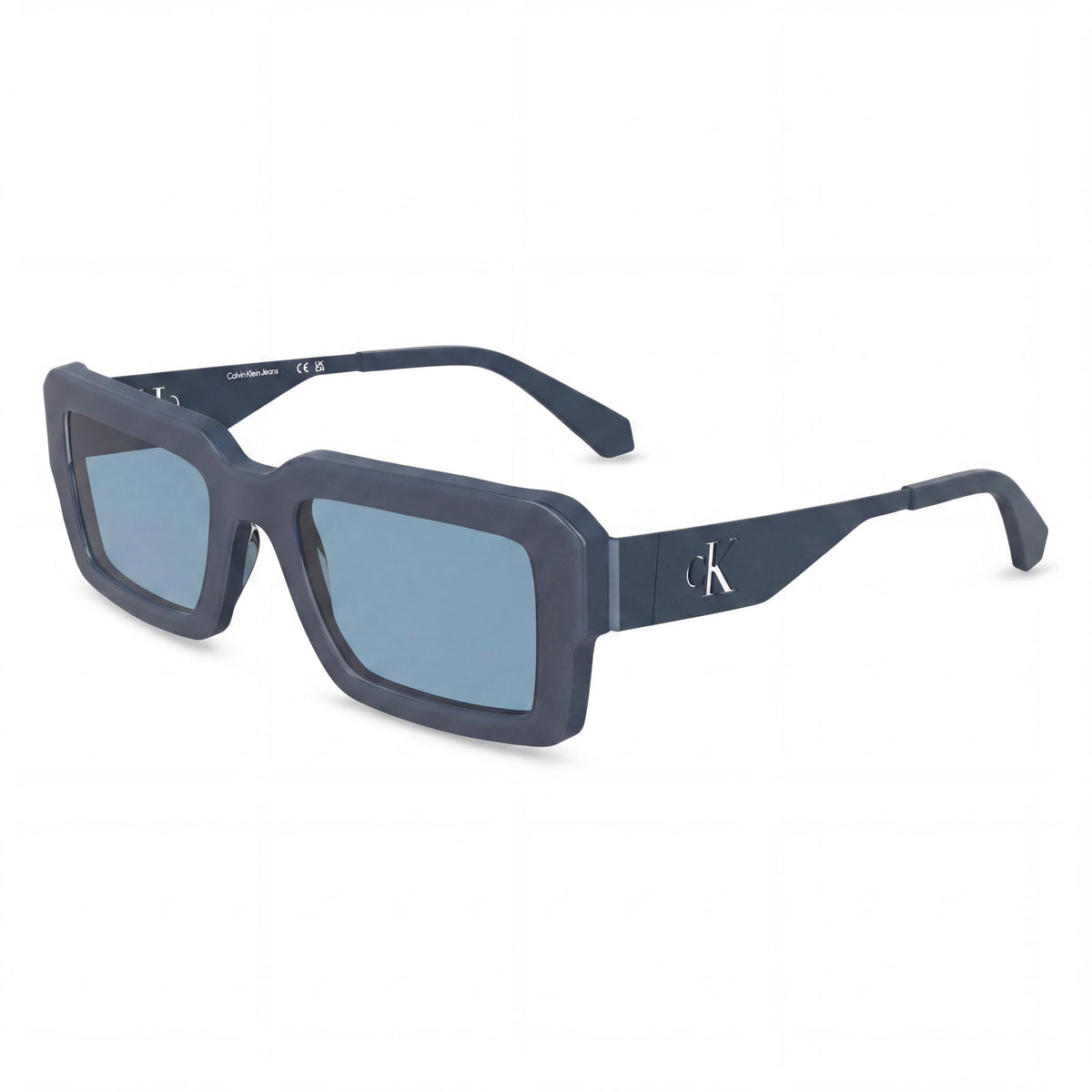 Gafas de sol rectangulares unisex Calvin Klein Ckj25606s azules, 52 mm, Photo 1